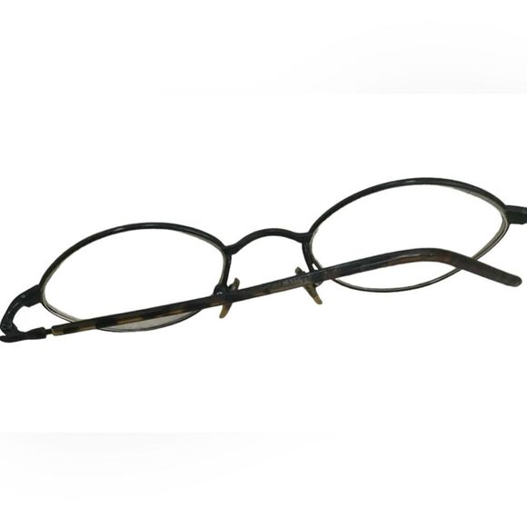 BADA Rare Vintage BL 1744 5BLK Black & Brown Metal Frame Glasses - Picture 3 of 9